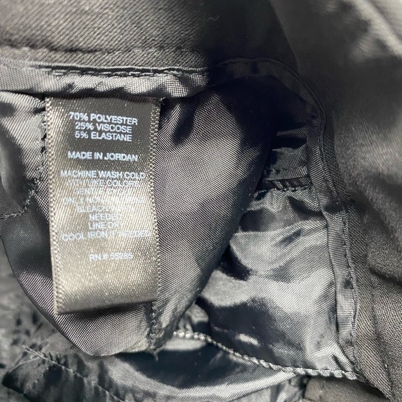 Women’s Express Editor Gray and Black Pants Size 4R - Picture 6 of 13